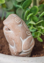 Load image into Gallery viewer, Namaste Terracotta Frog Plant Watering Spike Fairtrade