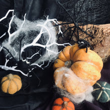 Load image into Gallery viewer, Handmade Felt Hanging Halloween Pumpkins (Set of 5) Hanging