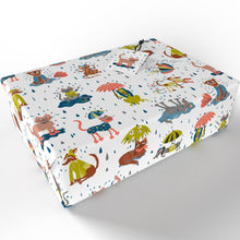 Load image into Gallery viewer, Raining Cats &amp; Dogs Wrapping Paper • ECO Friendly • UK Made