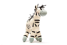 Load image into Gallery viewer, Large Organic Zebra Plush Toy