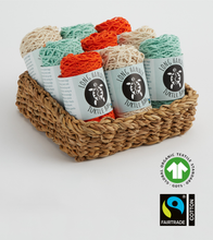 Load image into Gallery viewer, Organic Long Handled String Bag/ Market Bags/ Eco Bags