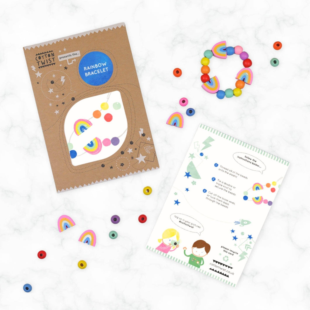 Cotton Twist Make Your Own Rainbow Bracelet Kit
