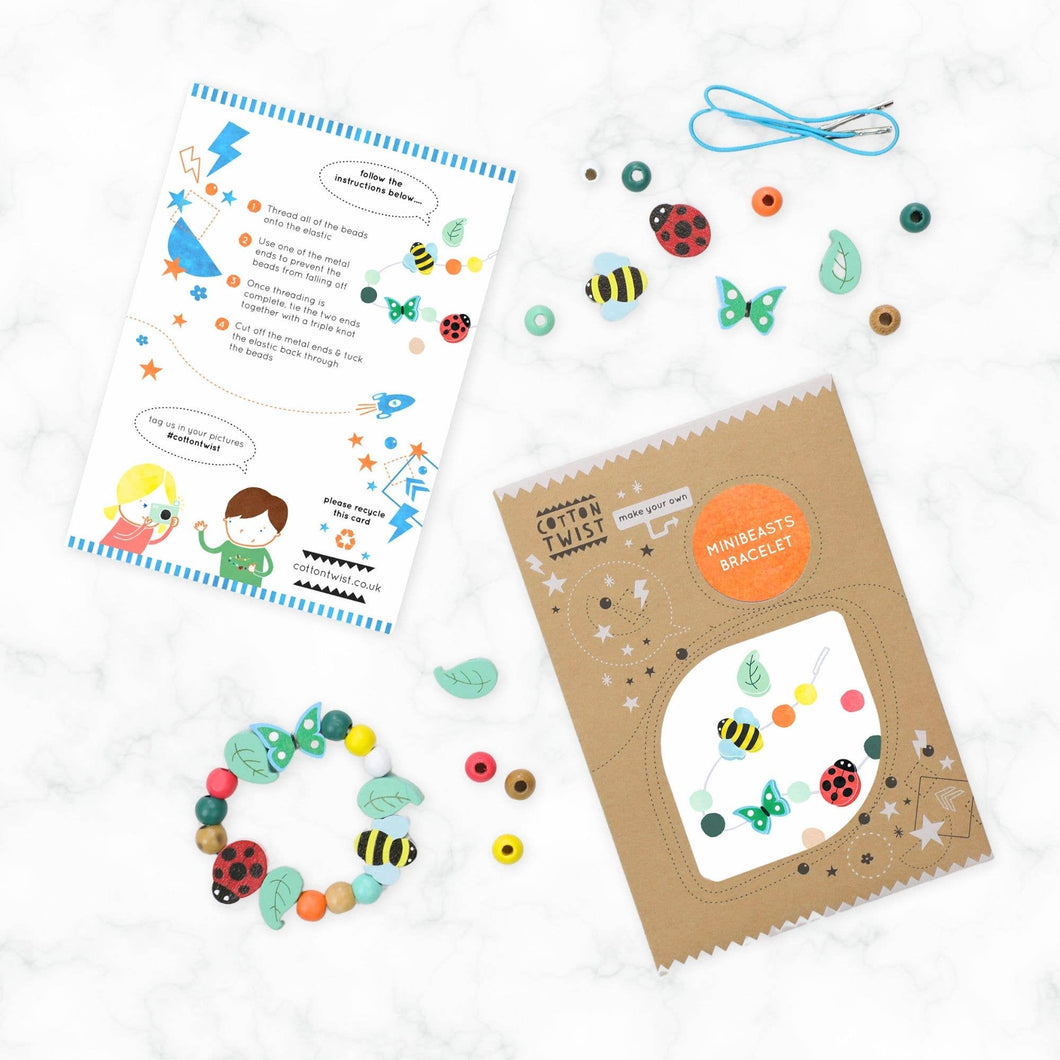 Cotton Twist Make Your Own Minibeast Bracelet Kit