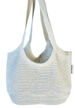 Load image into Gallery viewer, Antique Lace Bag  Market Bag Organic Cotton Bag