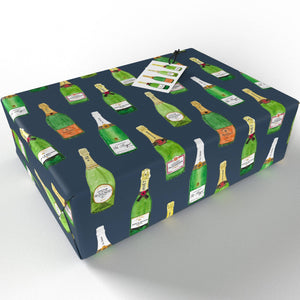 Champagne  • ECO Friendly  • UK Made wrapping paper