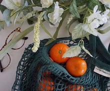 Load image into Gallery viewer, Organic Long Handled String Bag/ Market Bags/ Eco Bags