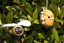 Load image into Gallery viewer, Handmade Hanging Busy Beehive Needle Felt Decoration Fairtrade Eco