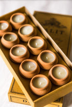 Load image into Gallery viewer, Box of 10 Terracotta Dalit Candles | Original Scent – Rahul