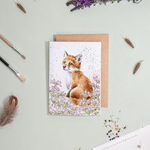 Load image into Gallery viewer, Wrendale seed Card Fox  - &#39;Make my daisy&#39;