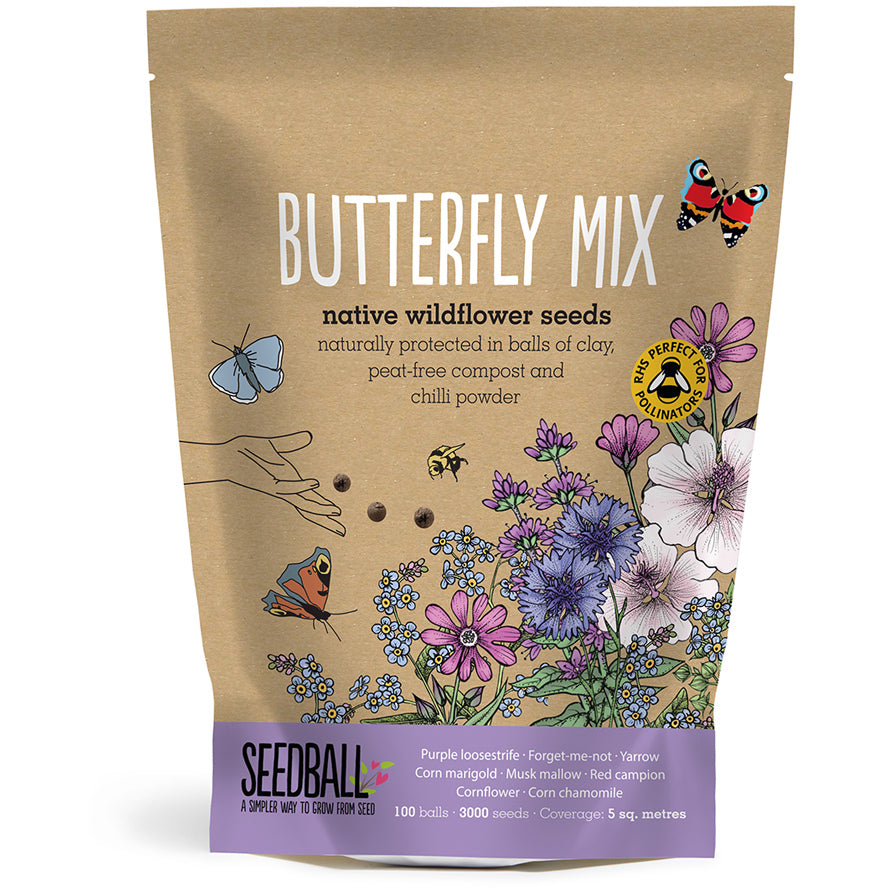 Seedball Wildflower Grab Bag - Butterfly Mix