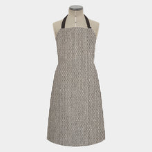 Load image into Gallery viewer, East of India Thin Black Stripe Thick Cotton Apron