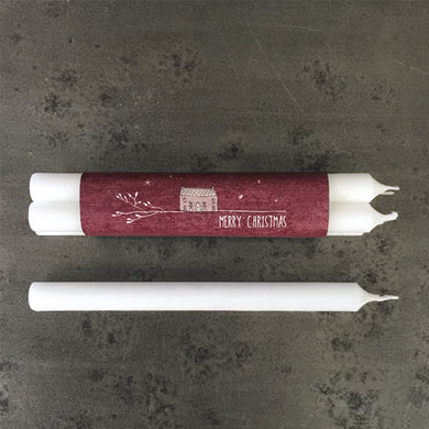 East of India Set of Candles ‘Merry Christmas'.