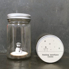 Load image into Gallery viewer, East of India World in a Jar, Sending Snowflake Kisses