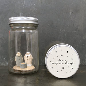 East of India World in a Jar, Jesus, Mary and Joseph