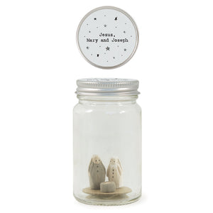 East of India World in a Jar, Jesus, Mary and Joseph