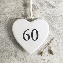 Load image into Gallery viewer, East of India Porcelain Heart - 60