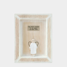 Load image into Gallery viewer, East of India Angel Wooden Box Frame - May you always have an angel by your side ...