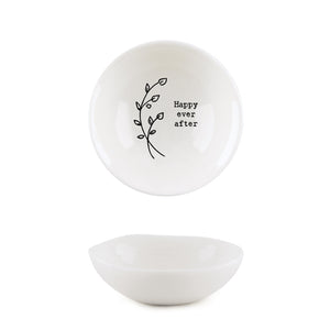 East of India Small Hedgerow Bowl 'Happy Ever After'