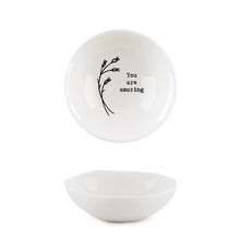 Load image into Gallery viewer, East of India Small Hedgerow Bowl &#39;You are amazing&#39;