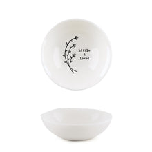 Load image into Gallery viewer, East of India Small Hedgerow Bowl &#39;Little and loved&#39;