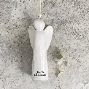 East of India Hanging Porcelain Angel Three Designs