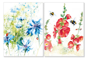 Eco Friendly Card Co - Mini Box 8 Pack Recycled Cards Rachell Toll Floral