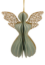 Load image into Gallery viewer, Set of Three Pastel Angels Handmade from Recycled Cotton Waste