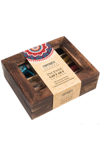 Fairtrade Incense Set in Wooden Display Box