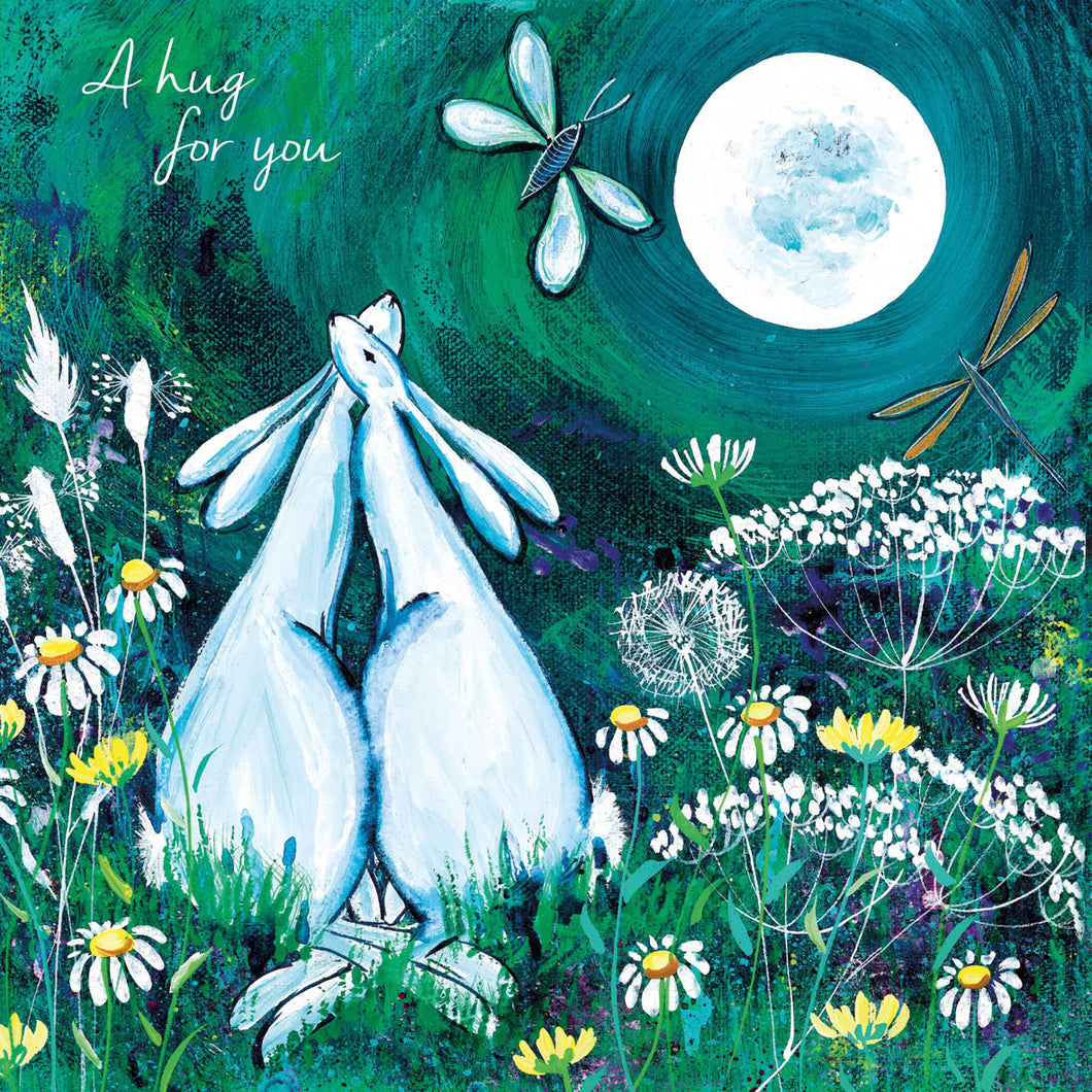 Eco Friendly card Co Recycled Greetings Card - A Hug For You Blank inside Kate Andrews