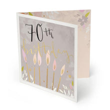 Load image into Gallery viewer, Whistlefish Deluxe Large 70th Birthday Female Card