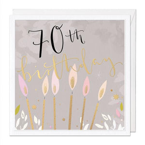 Whistlefish Deluxe Large 70th Birthday Female Card
