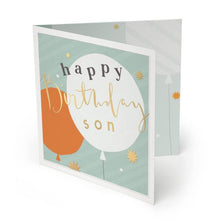 Load image into Gallery viewer, Whistlefish Deluxe Large Happy Birthday Son Card