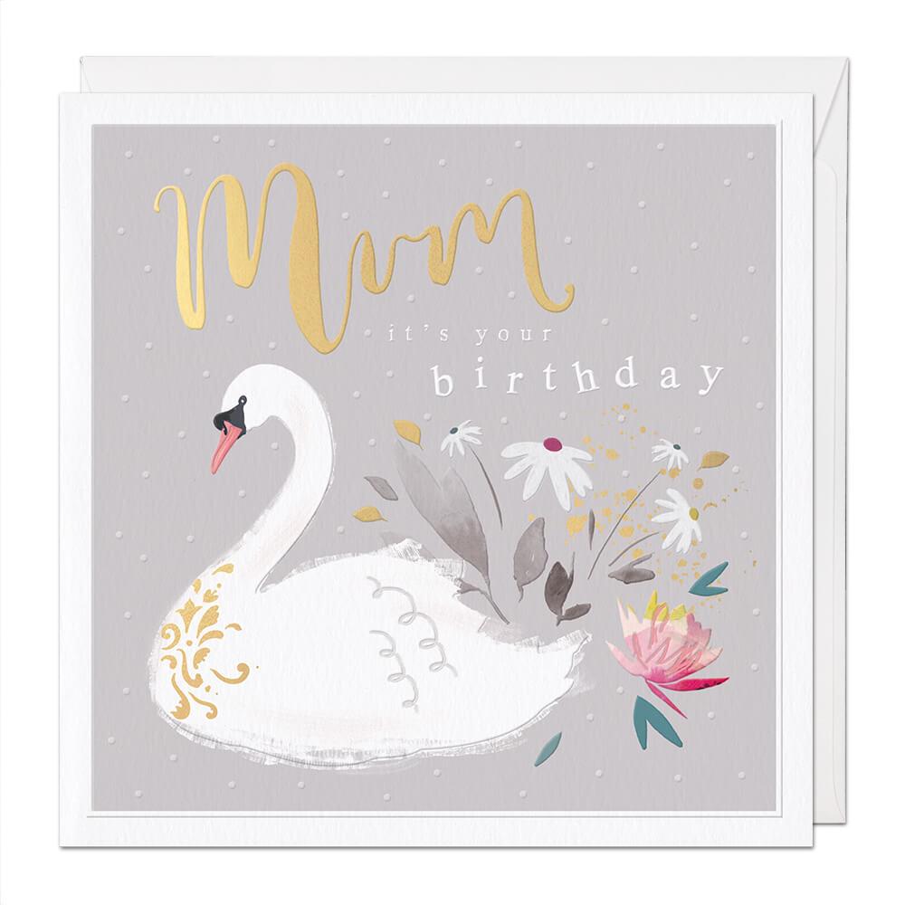 Whistlefish Deluxe Large Happy Birthday Mum Card