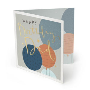 Whistlefish Deluxe Happy Birthday Dad Card