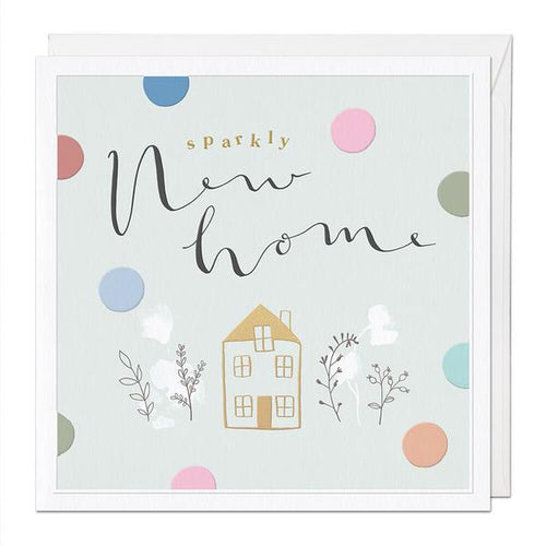 Whistlefish Deluxe Large Sparkly New Home Card