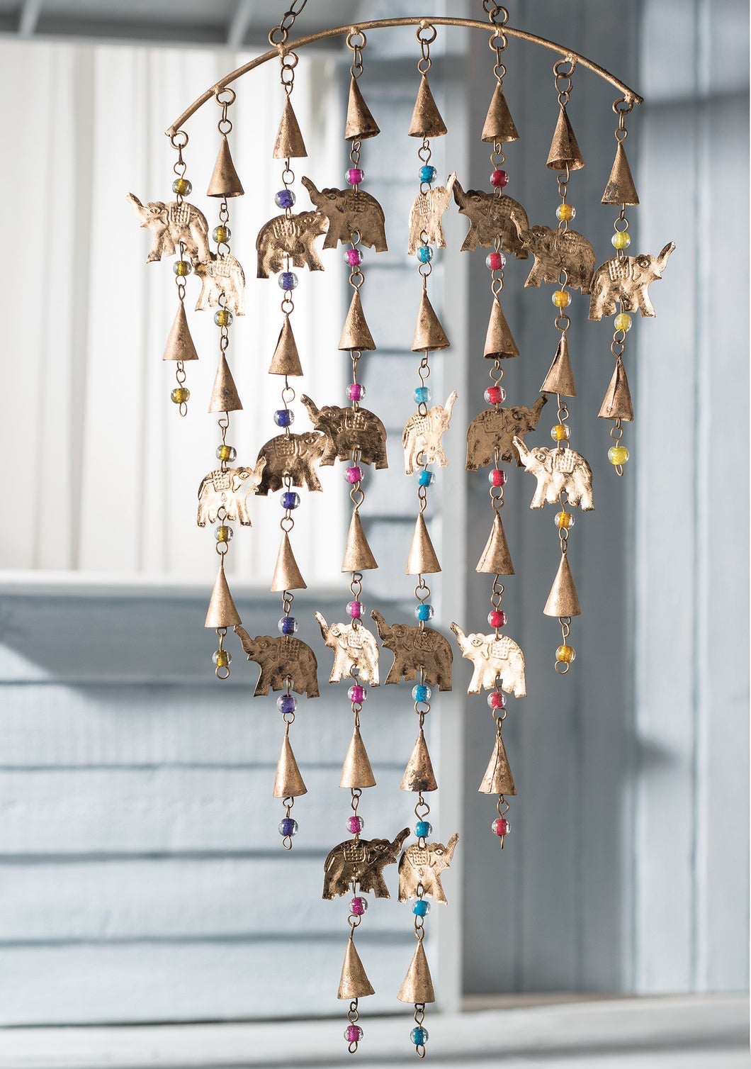 Elephant Eco Fairtrade Windchime with Beads