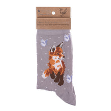 Load image into Gallery viewer, Wrendale Design Ladies Bamboo Animal Socks with Free Gift Bag